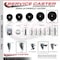 Service Caster 6 Inch Phenolic Wheel Swivel 34 Inch Threaded Stem Caster with Brake SCC SCC-TS20S615-PHR-PLB-34212 - alternate 3
